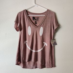 Rebel yell smiley tee